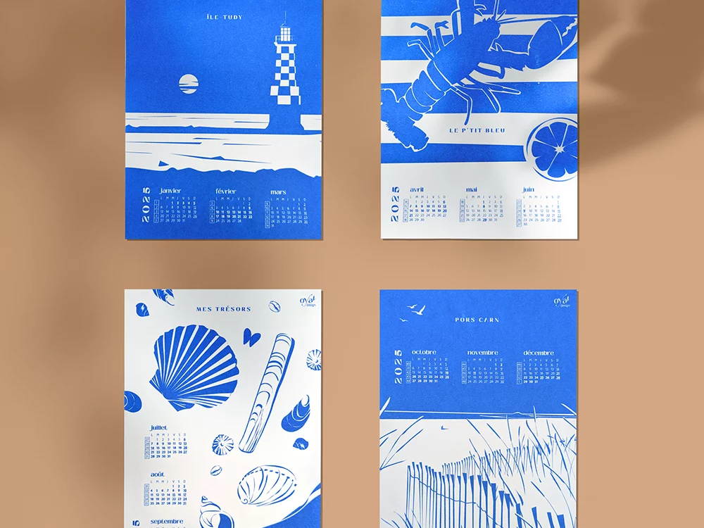 Calendrier Glas 2025 (4 cartes)