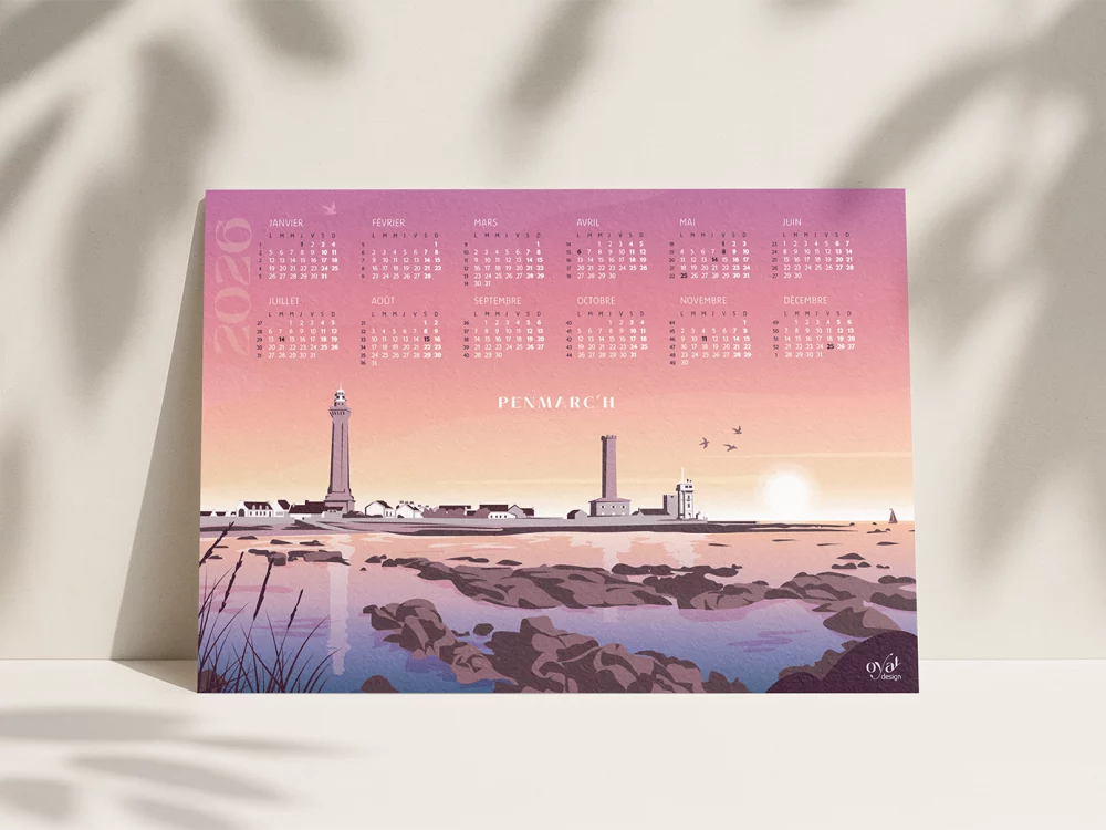 Calendrier 2026 Penmarc'h (A4)