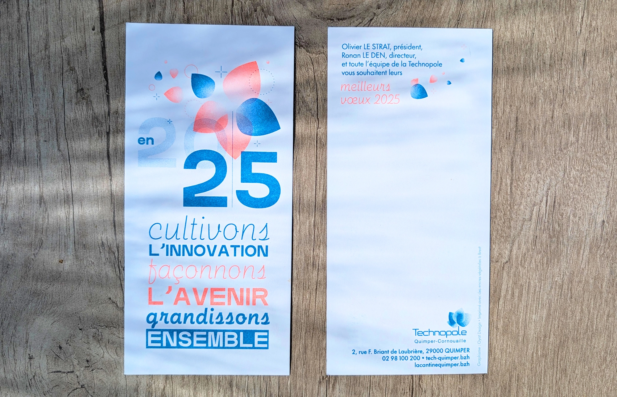 Technopole Quimper - Carte vœux